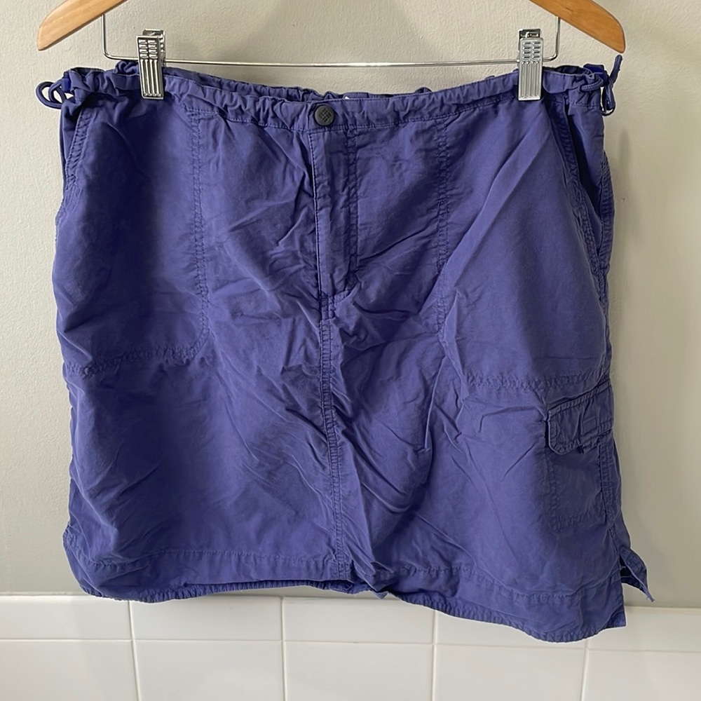Columbia Drawstring Waist Cargo Skirt Sz Xl